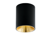 Lampen - EGLO POLASSO Deckenleuchte, schwarz, gold - 94502