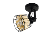 Lampen - EGLO ANWICK 1 Spot, natur - 43324
