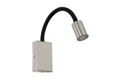 Lampen - EGLO TAZZOLI Wandleuchte, nickel-matt, schwarz - 96567
