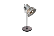 Lampen - EGLO BARNSTAPLE Tischleuchte, used look Zink - 49718