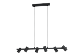 Lampen - EGLO GATUELA 1 Hängeleuchte, schwarz - 99464