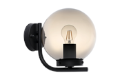 Lampen - EGLO TAVERNA Wandleuchte, schwarz-transparent - 99586