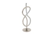 Lampen - EGLO NOVAFELTRIA Tischleuchte - nickel-matt/weiss - 97941