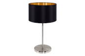 Lampen - EGLO MASERLO Tischleuchte, schwarz, gold - 31627