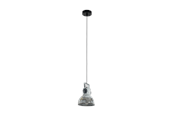 Lampen - EGLO BARNSTAPLE Hängeleuchte, used look Zink - 49619