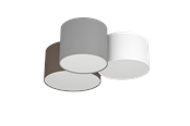 Lampen - EGLO PASTORE Deckenleuchte, anthrazit-braun, weiss, grau - 97479