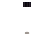 Lampen - EGLO MASERLO Stehleuchte, schwarz, gold - 95169