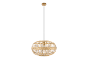 Lampen - EGLO AMSFIELD Hängeleuchte, braun - 49771
