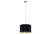 Lampen - EGLO MASERLO Hängeleuchte, schwarz, gold - 31599