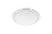 Lampen - EGLO COMPETA-C Wand- / Deckenleuchte, weiss, silber, klar - 96818