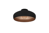 Lampen - EGLO MOGANO Deckenleuchte, schwarz, kupfer - 94547