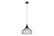 Lampen - EGLO STAVERTON Hängeleuchte, schwarz - 43344