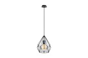 Lampen - EGLO CARLTON Hängeleuchte, schwarz - 32643