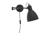 Lampen - EGLO SAN PERI Wandleuchte, schwarz - 97886