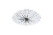 Lampen - EGLO NIEVES Wand- / Deckenleuchte, weiss, silber - 98325