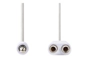Display Kabel - Nedis audio splitter - 20 cm - CAGP22100WT02