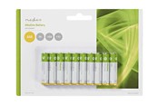 Batterien und Akkus - Nedis BAAKLR0310BL battery - 10 x AAA type - Alkaline - BAAKLR0310BL