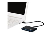 USB-Hubs - PORT Designs PORT Connect USB HUB 4 PORTS TYPE C USB-Hubs - 4 - Schwarz - 900123