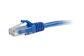 Netzwerk - Kabel - C2G Cat6 Booted Unshielded (UTP) Network Patch Cable - patch cable - 50 cm - blue - Blau - 0.5m - 83385