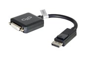 Kabel und Drähte - C2G DisplayPort to DVI-D Adapter Converter - Single Link DVI-D Video Adapter M/F - Black - video adapter - 20 cm - 84321