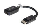 Kabel und Drähte - C2G 20cm DisplayPort to HDMI Adapter - DP Male to HDMI Female - Black - DisplayPort cable - 20 cm - 84322
