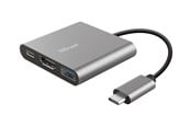 Dockingstationen - Trust Dalyx 3-in-1 Multiport USB-C Adapter - 23772