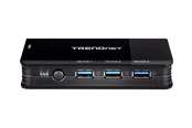 USB-Hubs - TRENDnet TK-U404 - hub - 8 ports USB-Hubs - 8 Anschlüsse - Schwarz - TK-U404