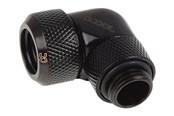 DIY Wasserkühlung - Alphacool Eiszapfen 13 mm HardTube compression fitting 90° rotatable G1/4 - liquid cooling system compression angled fitting - 17393