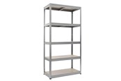 Werkzeugkisten & Aufbewahrungssysteme - Work>it Steel shelf unit with 5 shelves 275 kg - 58502
