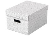 Archivierung und Aufbewahrung - Esselte Home Aufbewahrungsboxen Mittel, 3 Stück Weiß - 628282