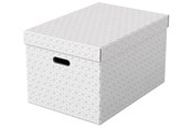 Archivierung und Aufbewahrung - Esselte Home Aufbewahrungsboxen Groß, 3 Stück Weiß - 628286