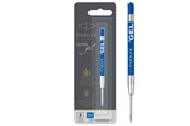Utensilien zum Schreiben und Zeichnen - Parker QUINK Nachfüllmine für Geltinte | mittlere Schreibspitze (0,7 mm) | blau | 1 Stück - S0881280