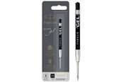 Utensilien zum Schreiben und Zeichnen - Parker Gelstifteminen | mittlere Schreibspitze (0,7 mm) | schwarze QUINK Tinte | 1 Stück - S0881260