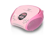 CD-Player - Lenco SCD-24 portable FM radio/CD player - Pink - SCD-24 Pink