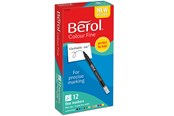 Utensilien zum Schreiben und Zeichnen - Berol Bunte, dünne Farbstifte, Strichbreite: 0,6 mm – farblich sortiert, 12er-Pack - 2057599
