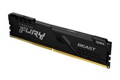 RAM - Kingston FURY Beast DDR4-3200 - 8GB - CL16 - Single Channel (1 pcs) - Intel XMP - Schwarz - KF432C16BB/8