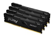 RAM - Kingston FURY Beast DDR4-3600 - 64GB - CL18 - Quad Channel (4 pcs) - Intel XMP - Schwarz - KF436C18BBK4/64
