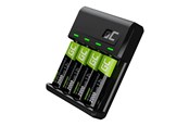 Batterien und Akkus - Green Cell VitalCharger USB battery charger - 4 x AA type - NiMH - 0.5 Watt - GRSETGC01