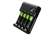 Batterien und Akkus - Green Cell VitalCharger battery charger - 0.5 Watt - with 4 x AA NiMH 800 mAh rechargeable batteries - GRSETGC02