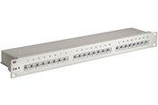 Parallele / Serielle Kabel - Pro CAT 6 19 inch (48.3 cm) Patch Panel 24 Port grey - 4040849940361
