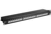 Netzwerk - Kabel - Pro CAT 6 19 inch (48.3 cm) Patch Panel 24 Port blac - Schwarz - 0.4m - 4040849930485