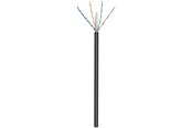 Netzwerk - Kabel - Pro CAT 6 network cable U/UTP black 100 m - CCA cop - Schwarz - 100m - 4040849572937