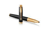 Utensilien zum Schreiben und Zeichnen - Parker IM Tintenroller | Premium Black | feine Spitze | Schwarz | Geschenkbox - 1931660