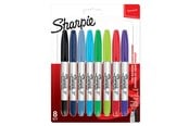 Utensilien zum Schreiben und Zeichnen - Sharpie Doppelseitiger Permanent Marker | Marker Stifte mit Doppelspitze (Fein & ultrafein) | gemischte Farben | 8 Stück - 2065409