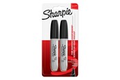 Utensilien zum Schreiben und Zeichnen - Sharpie Permanentmarker mit Keilspitze | schwarz | 2 Stück - 1986195