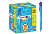 Utensilien zum Schreiben und Zeichnen - Paper Mate InkJoy 100RT Retractable Kugelschreiber | mittlere Spitze (1,0 mm) | Blau | 100 Stück - S0977440