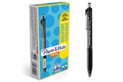 Utensilien zum Schreiben und Zeichnen - Paper Mate InkJoy 300RT Druckkugelschreiber | mittlere Spitze (1,0mm) | Schwarz | 12 Stück - S0959910