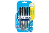 Utensilien zum Schreiben und Zeichnen - Paper Mate Flexgrip Ultra-Druckkugelschreiber | mittlere Spitze (1,0 mm) | schwarz | 5er-Packung - 2027751