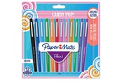 Utensilien zum Schreiben und Zeichnen - Paper Mate Flair Filzstifte | mittlere Spitze (0,7mm) | Candy POP Farben | 12 Stück - 1985616