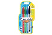 Utensilien zum Schreiben und Zeichnen - Paper Mate InkJoy 100ST Kugelschreiber | mittlere Spitze (1,0 mm) | rot, grün, blau und schwarz | 5 Stück - 1956718